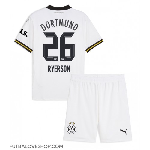 Dres Borussia Dortmund Julian Ryerson #26 Tretina pre deti 2024-25 Krátky Rukáv (+ trenírky)